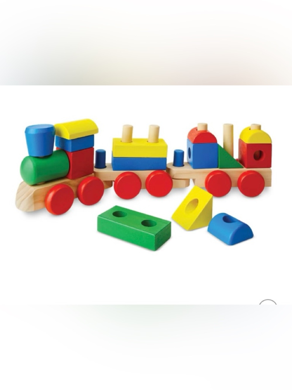 Melissa & Doug Stacking Train - Picture 4 of 7